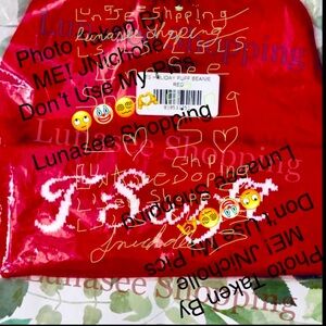 Red Taylor Swift holiday beanie; NIP